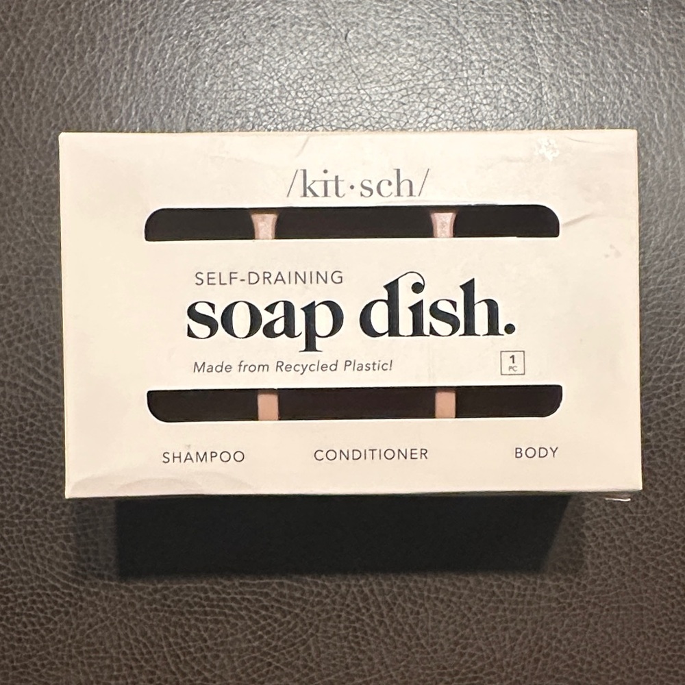 Kitsch self draining soap dish  NIB